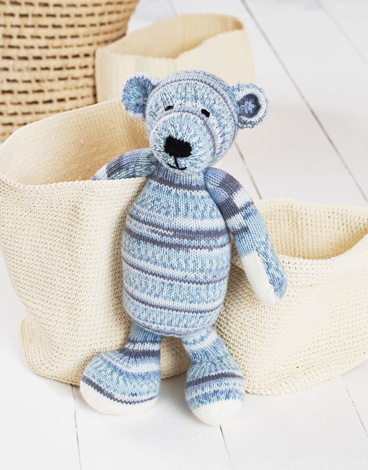 Knitting Pattern 1457 - Toy Bear in Snuggly DK