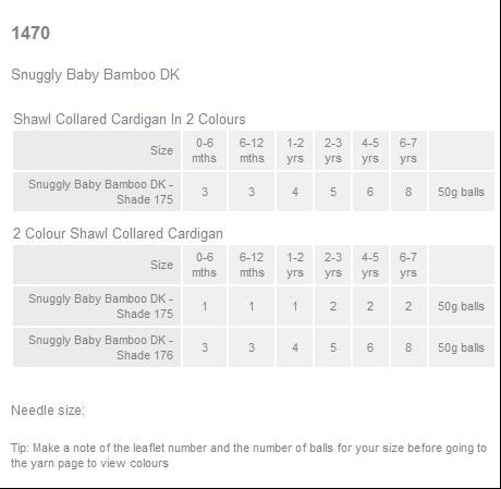 Knitting Pattern 1470 - Cardigans in Snuggly Baby Bamboo DK