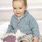 Knitting Pattern 1744 - Bolero Style Cardigans in Tiny Tots DK