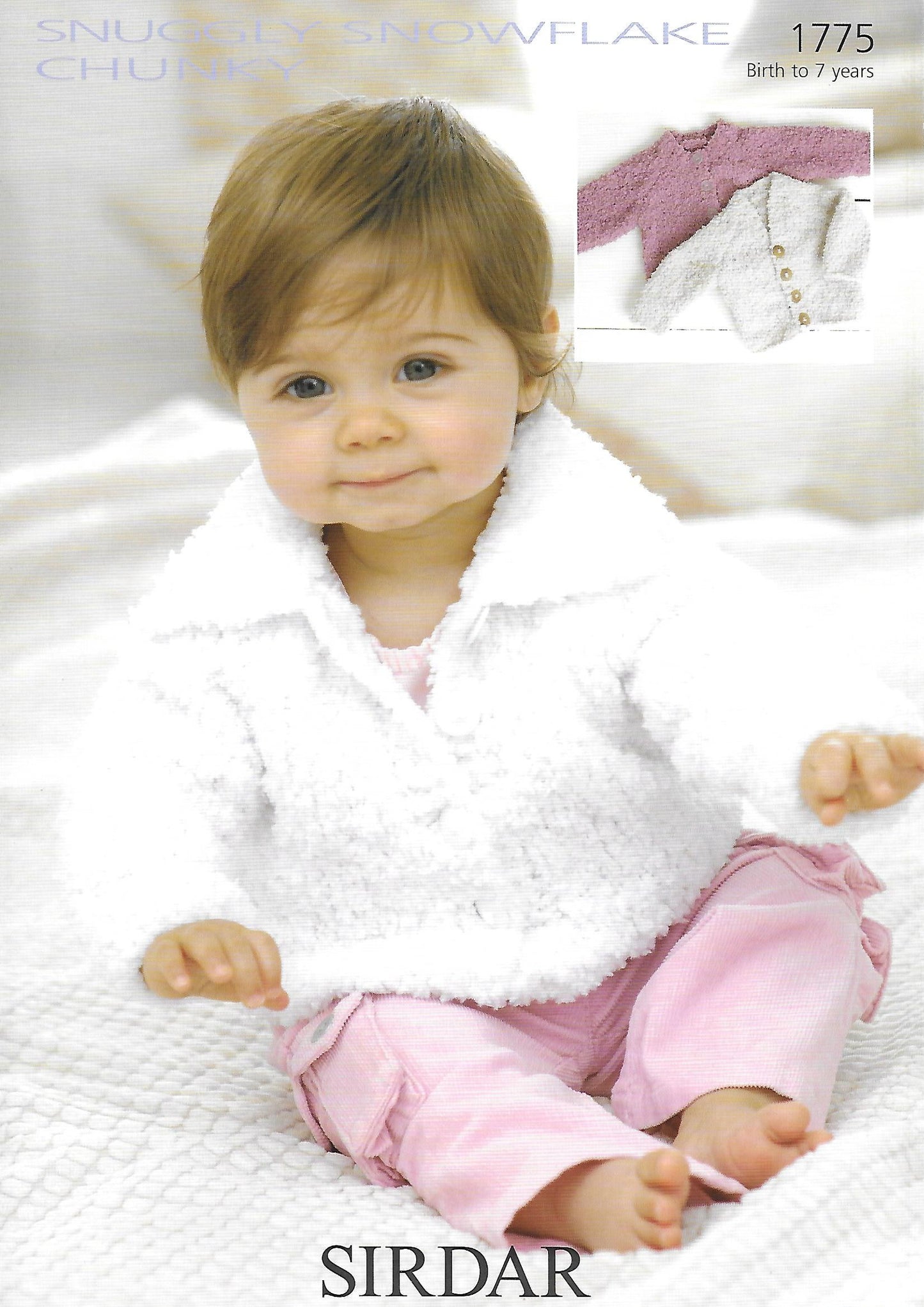 Knitting Pattern 1775 - Cardigans in Snuggly Snowflake Chunky