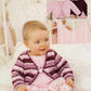 Knitting Pattern 1789 - Bolero Style Cardigans in Tiny Tots DK