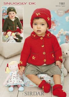 Knitting Pattern 1981 - Tyrolean Set in Snuggly DK