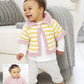 Knitting Pattern 1983 - Cardigans in Tiny Tots DK