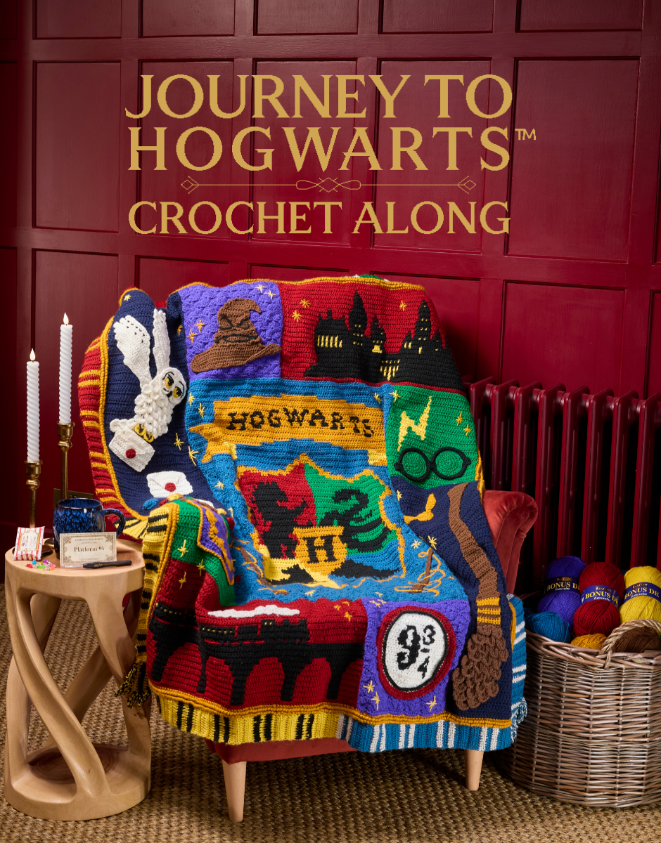 Crochet Along (CAL) - HARRY POTTER Journey to Hogwarts Blanket