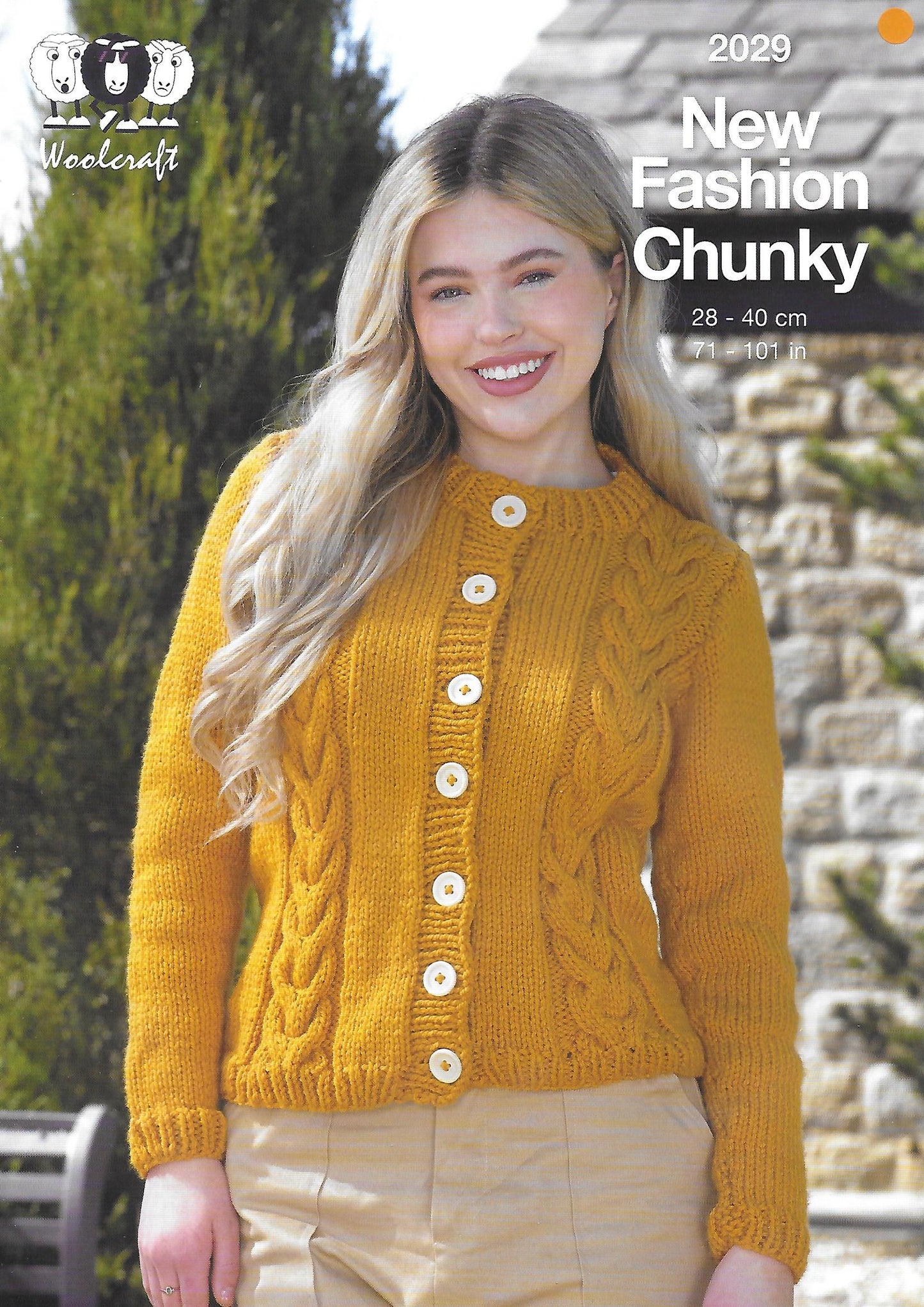 Knitting Pattern 2029 - Women's Cardigan in New Fashion Chunky