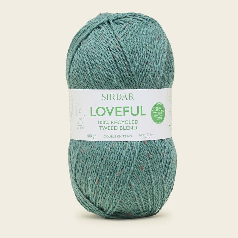 LOVEFUL 100% RECYCLED TWEED BLEND DK 100g - More Colours Available