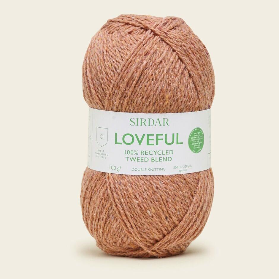 LOVEFUL 100% RECYCLED TWEED BLEND DK 100g - More Colours Available