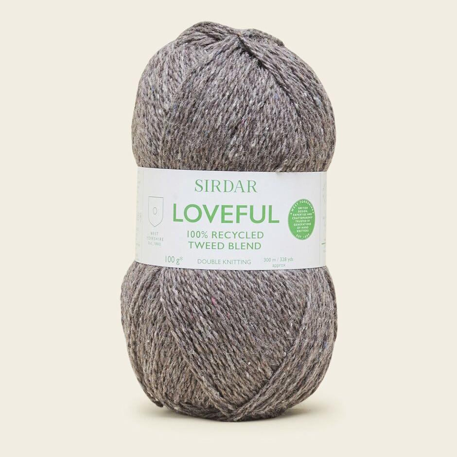 LOVEFUL 100% RECYCLED TWEED BLEND DK 100g - More Colours Available