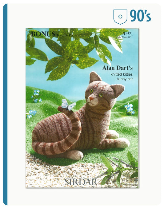Knitting Pattern 2092 - Tabby Cat in Toytime DK