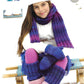 Knitting Pattern 2269 - Mittens, Leg Warmers, & Scarf in Escape Chunky