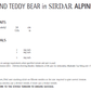Knitting Pattern 2495 - Panda & Teddy in Sirdar Alpine Chunky