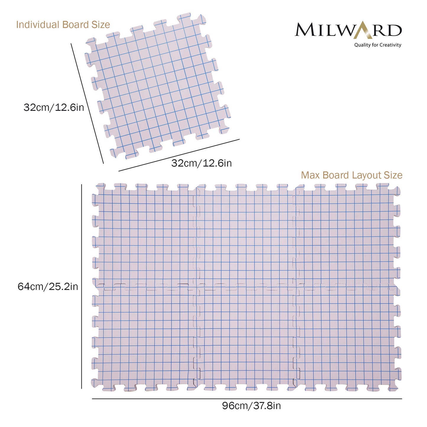 Blocking Mats - Set of 9 - 32 x 32cm