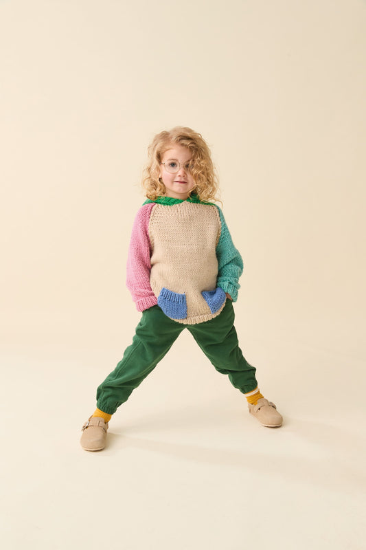 Knitting Pattern 2633 - Hoodie in Sirdar Snuggly Chunky