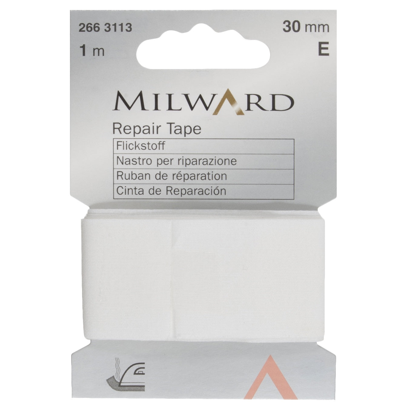 COTTON REPAIR/MENDING TAPE - WHITE