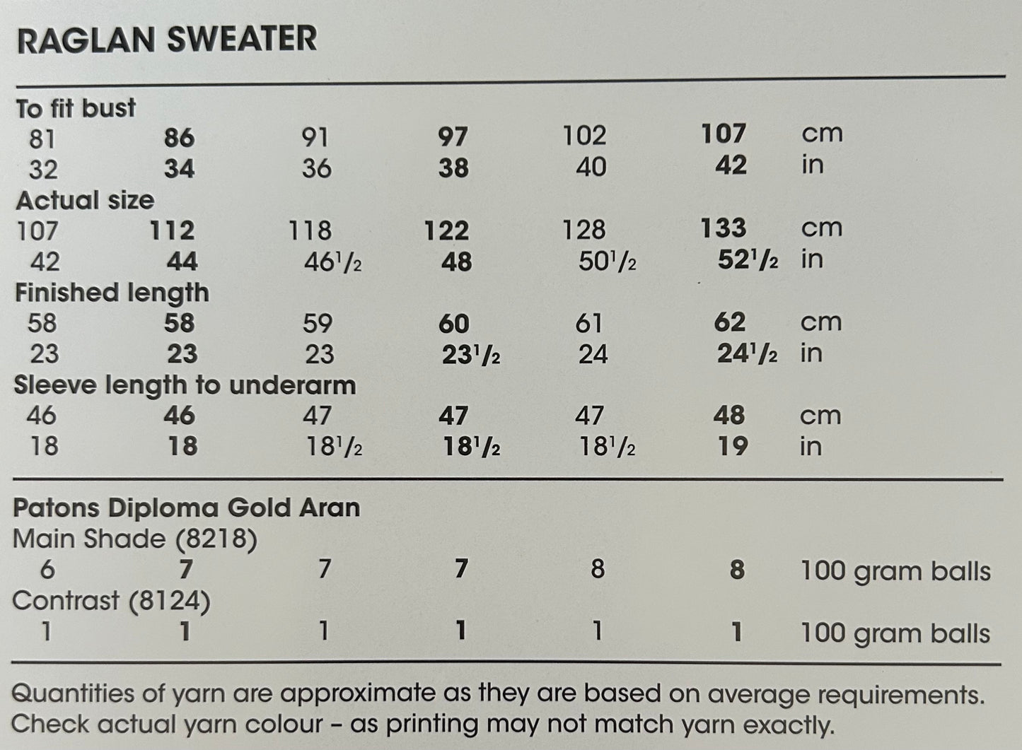 Knitting Pattern 2771 - Raglan Sweater in Diploma Gold Aran