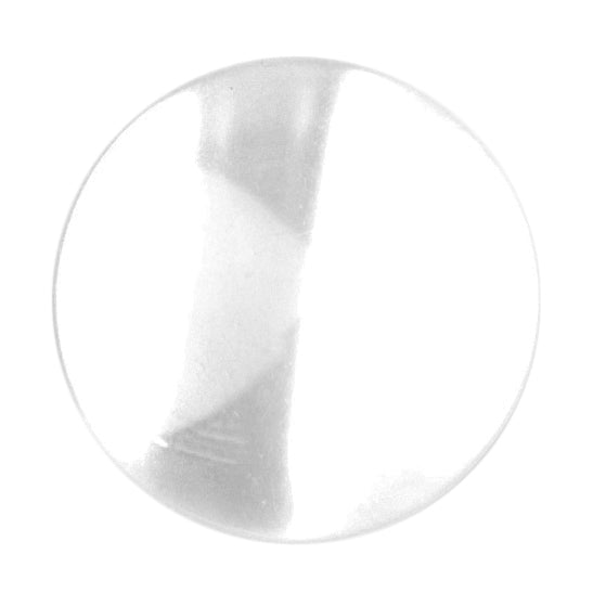 Button with Shank - 19mm - Pearlescent White