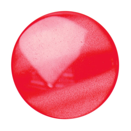 Button with Shank - 19mm - Pearly Red