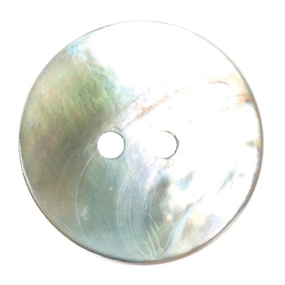 2 Hole Button - Shell - Pearl White - 2 Sizes Available
