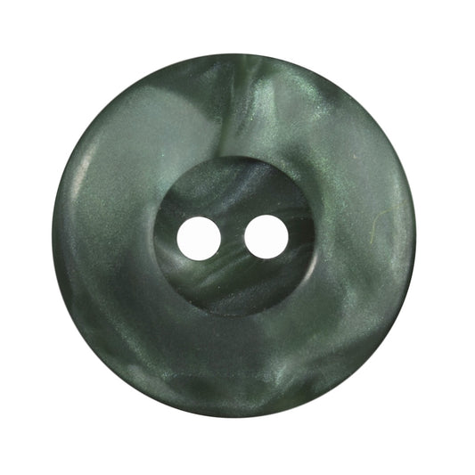 2 Hole Button - 23mm - Green