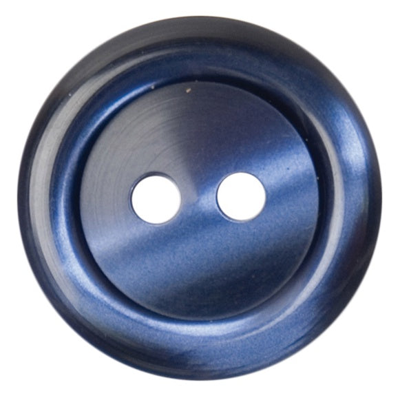 2 Hole Button - 20mm - Light Navy