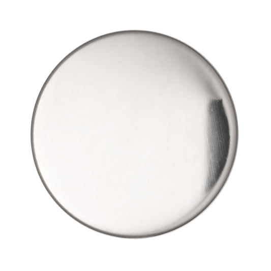 Metal Blazer Button with Shank - 23mm - Silver