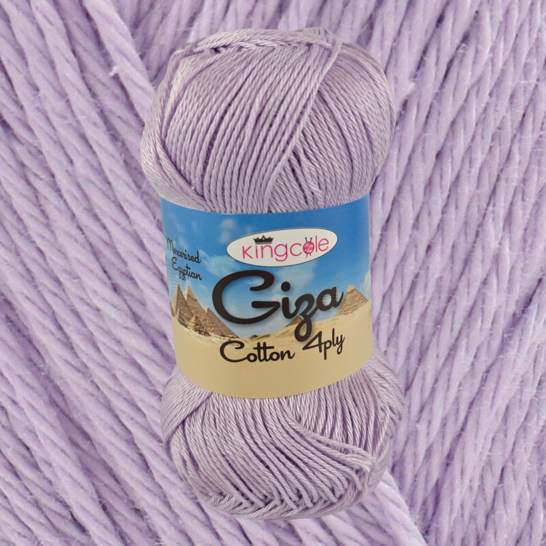 Giza Cotton 4 Ply 50g - More Colours Available