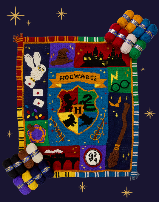 Crochet Along (CAL) - HARRY POTTER Journey to Hogwarts Blanket