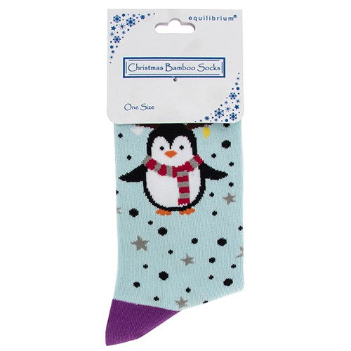 Ladies Xmas Bamboo Socks - 6 Designs