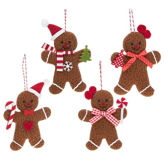 GINGERBREAD MEN - HANGING -  SMALL