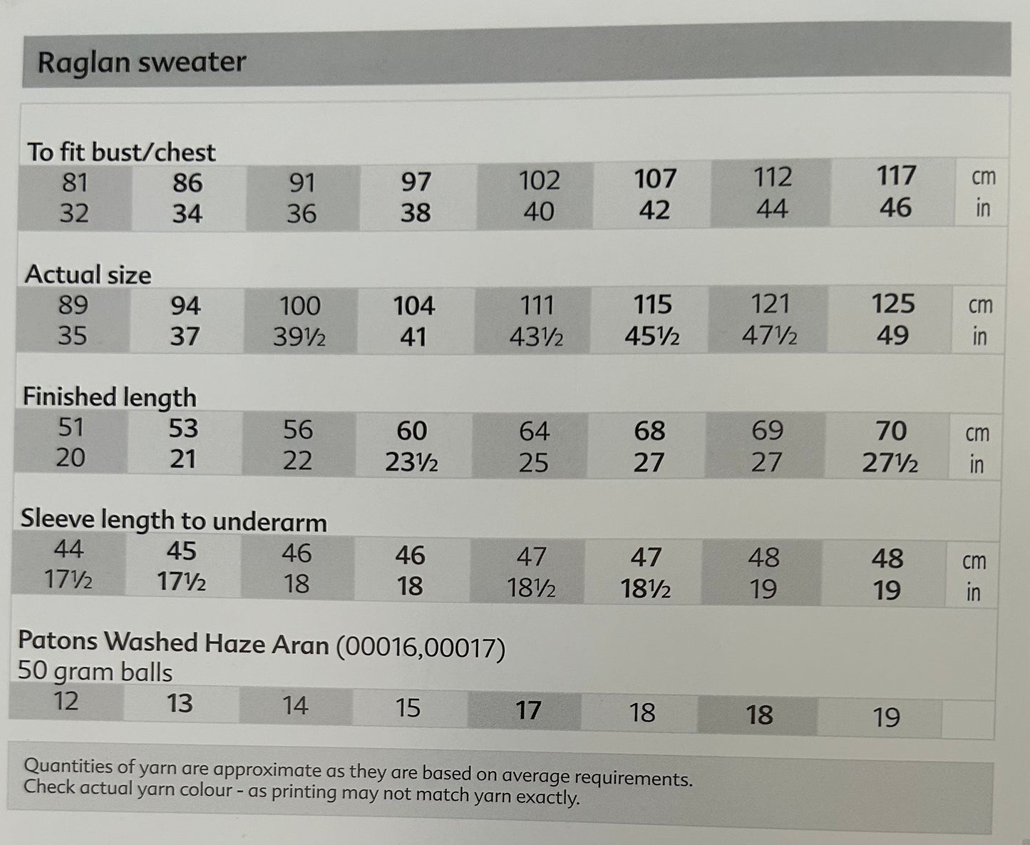 Knitting Pattern 3327 - Raglan Sweater in Diploma Gold Aran
