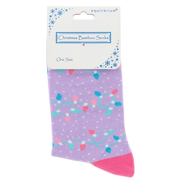 Ladies Xmas Bamboo Socks - 6 Designs