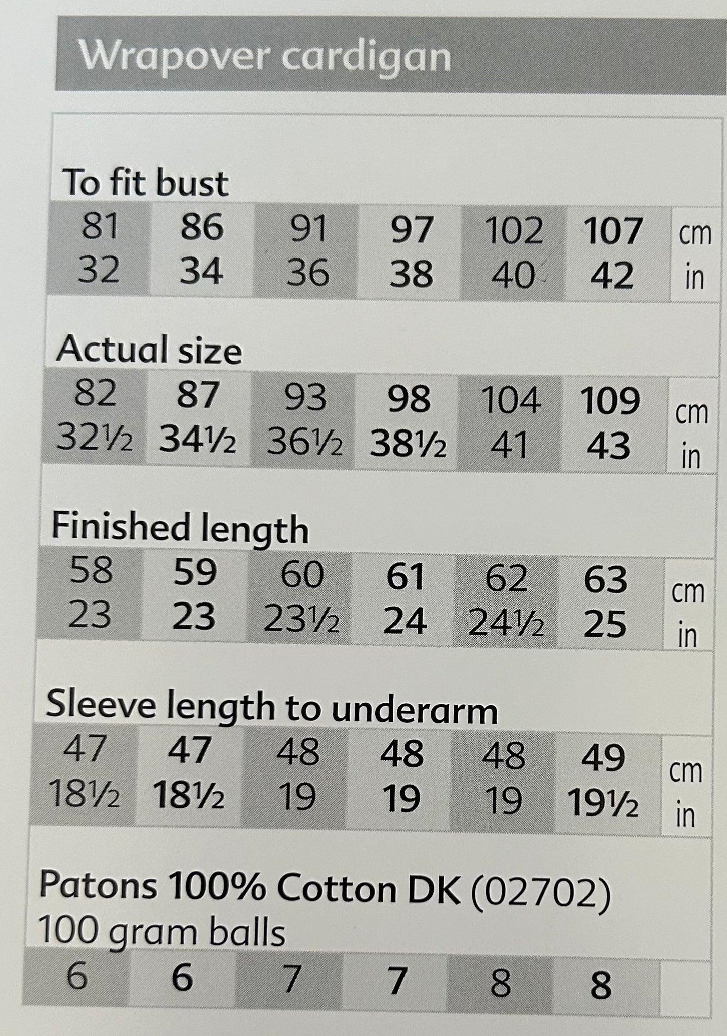 Knitting Pattern 3587 - Wrapover Cardigan in Cotton DK