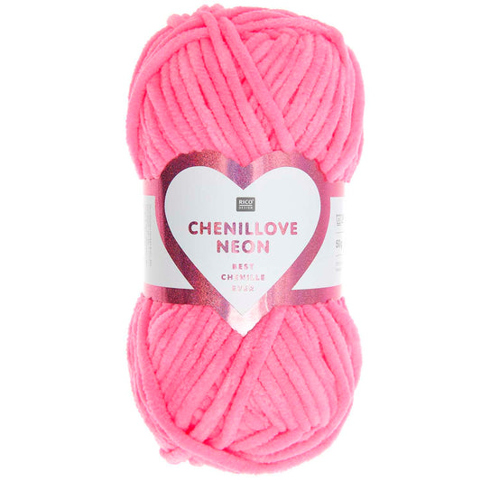 CREATIVE CHENILLOVE NEON Chunky 50g - More Colours Available