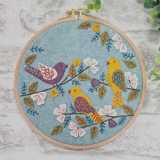 Dawn Chorus Applique Hoop Craft Kit