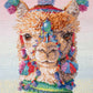 PRINTED - NO COUNT - Cross Stitch Kit - Alpaca