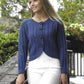 Knitting Pattern 4071 - Curved & Straight Cardigans in Merino Blend DK