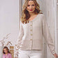 Knitting Pattern JB597 - Sweater & Cardigan in Pure Cotton DK