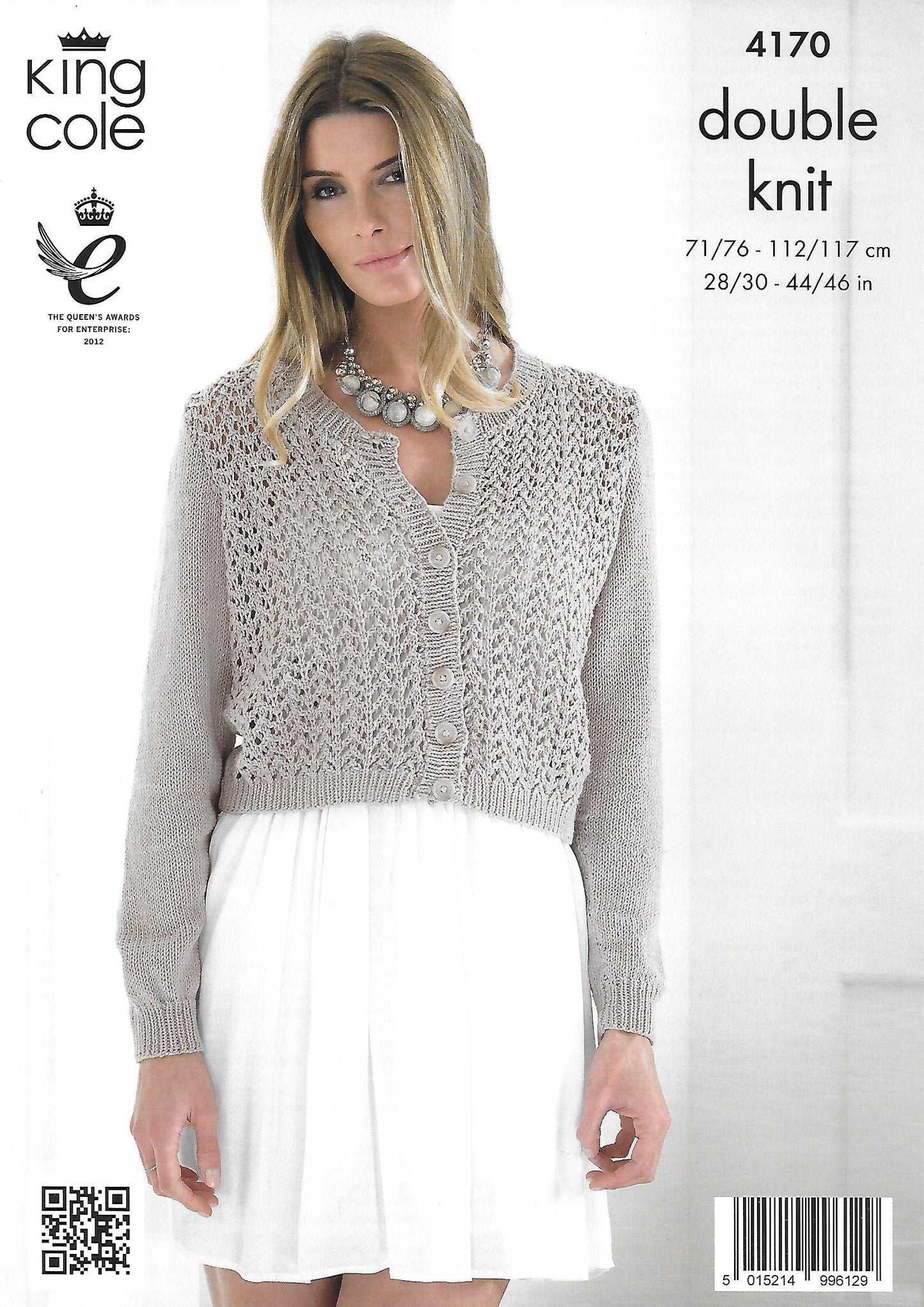 Knitting Pattern 4170 - Cardigan & Sweater in Bamboo DK