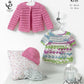 Crochet Pattern 4416 - Crochet Dress, Cardigan & Hat Crocheted with Cherish DK/Cherished DK