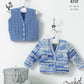 Crochet Pattern 4417 - Crochet Cardigan & Waistcoat Crocheted with Cherish DK/Cherished DK