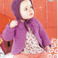 Crochet Pattern 4478 - Coat & Bonnet in Snuggly 4 Ply