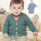 Knitting Pattern 4576 - Cardigan & Waistcoat in Snuggly 4 Ply