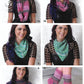Knitting Pattern 4641 - Scarf, Snood, & Socks in Glitz 4 Ply