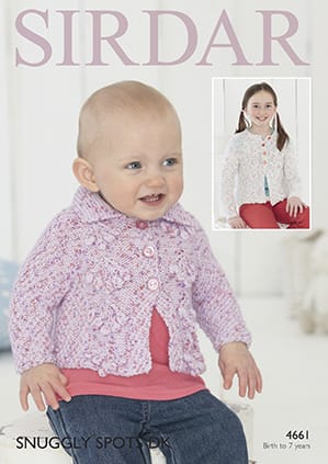 Knitting Pattern 4661 - Cardigans in Snuggly Spots DK