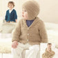 Knitting Pattern 4666 - Cardigans, Helmet & Blanket in Snuggly Baby Bamboo DK