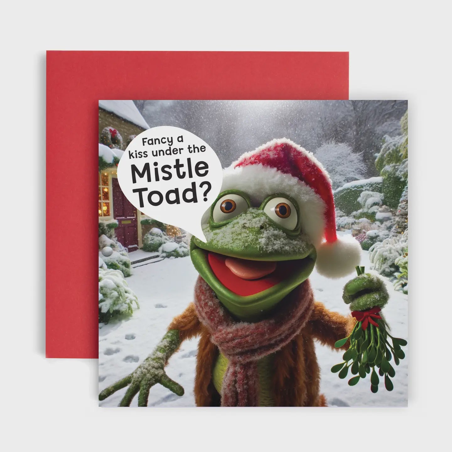 Mistle Toad - Christmas Card