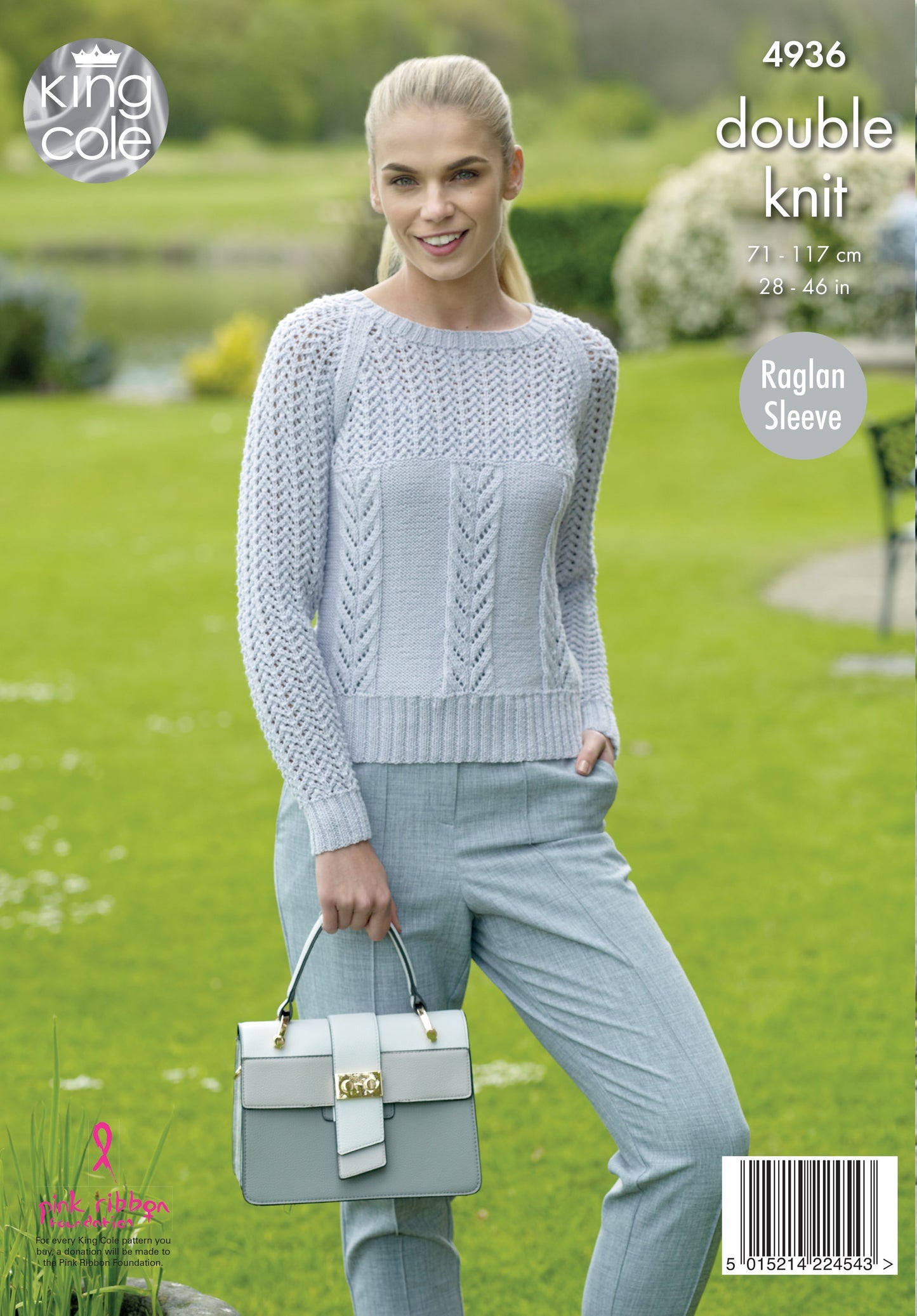 Knitting Pattern 4936 - Sweater & Cardigan Knitted in Luxury Merino DK