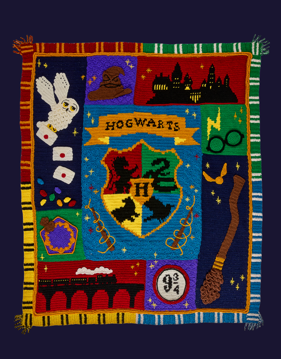 Crochet Along (CAL) - HARRY POTTER Journey to Hogwarts Blanket