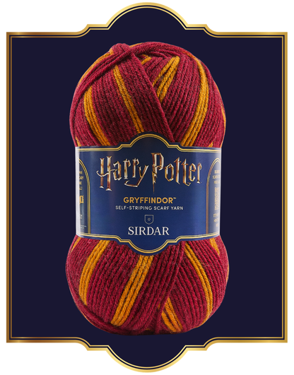HARRY POTTER - Self-Striping Scarf Chunky Yarn