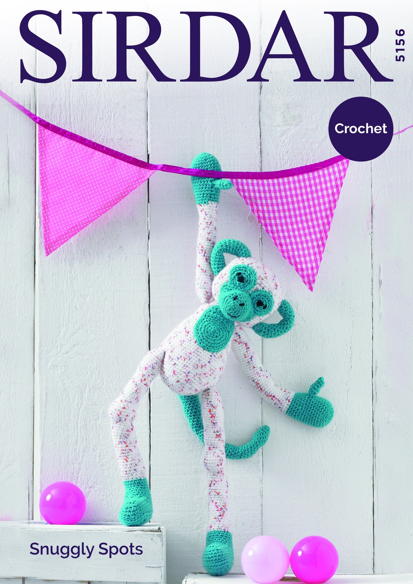 Crochet Pattern 5156 - Monkey in Snuggly Spots DK & Snuggly DK